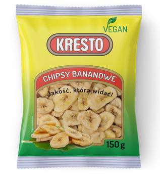 Kresto Chipsy bananowe 150 g