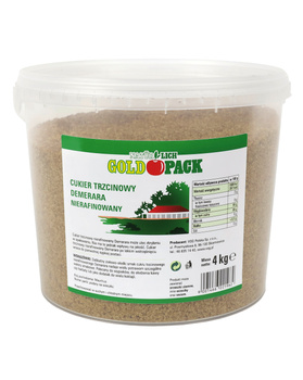 Gold Pack Cukier trzcinowy 4 kg
