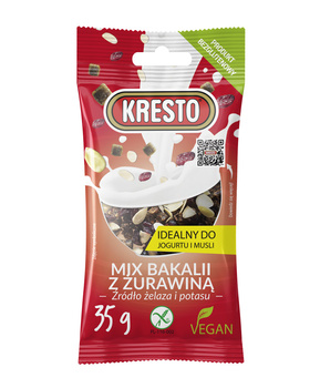 Kresto Mix: bakalii z żurawiną 35 g