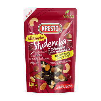 Kresto Mieszanka studencka z żurawiną 140 g