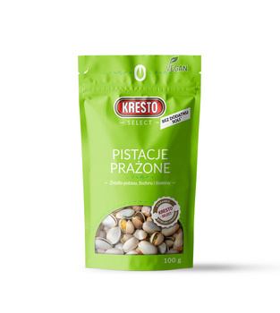 Kresto Select pistacje prażone bez dodatku soli 100 g