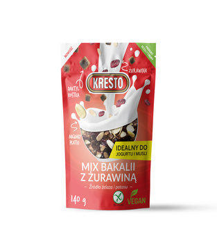 Kresto Mix bakalii z żurawiną 140 g