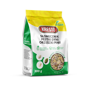 Kresto Mieszanka: słonecznik, dynia, orzeszki pinii 300 g