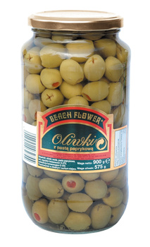 Beach Flower Oliwki zielone z pastą paprykową 900 g