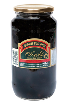 Beach Flower Oliwki czarne bez pestki 900 g