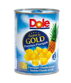 Dole Kawałki ananasa w soku ananasowym 567 g