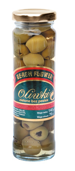 Beach Flower Oliwki zielone bez pestki 140 g