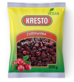 Kresto Żurawina suszona całe owoce 200 g