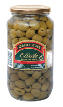 Beach Flower Oliwki zielone bez pestki 900 g