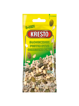 Kresto Mieszanka: słonecznik, dynia, orzeszki pinii 50 g